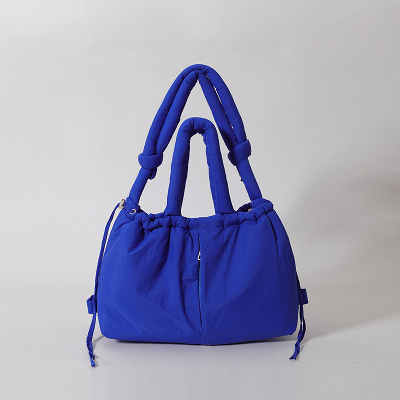 Large Capacity Nylon Tote Bag Stylish Casual Shoulder Bag
