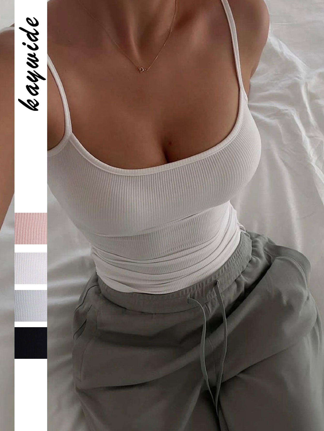Women's Casual Yoga Tank Top - Slim Fit Stretchable Design