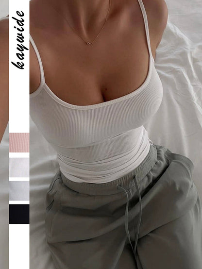 Women's Casual Yoga Tank Top - Slim Fit Stretchable Design