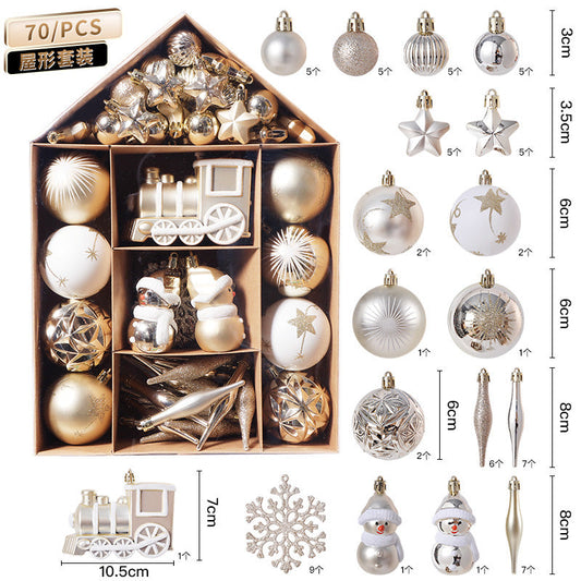 House Painting Christmas Plating Package Christmas Tree Ornaments Christmas Ball Set