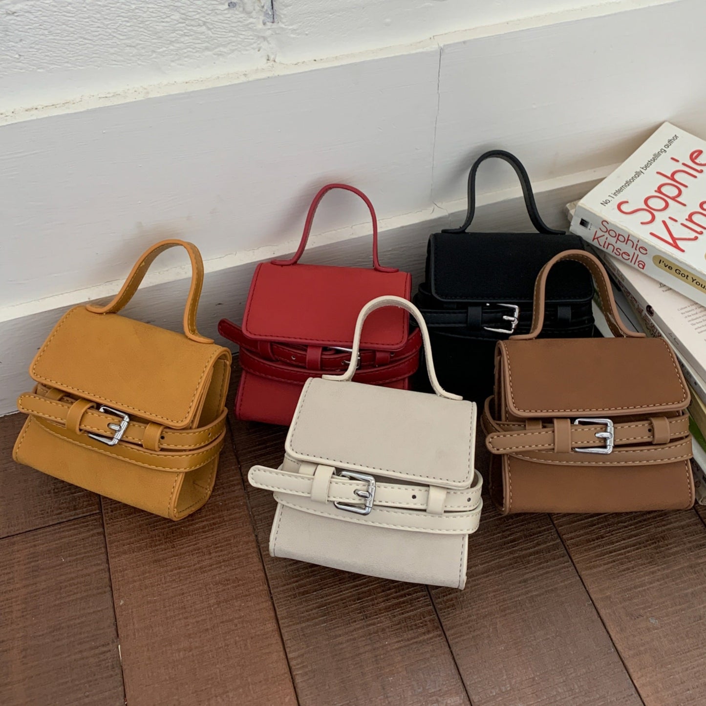 Mini Fashionable Tote Bag Trendy PU Crossbody Bag