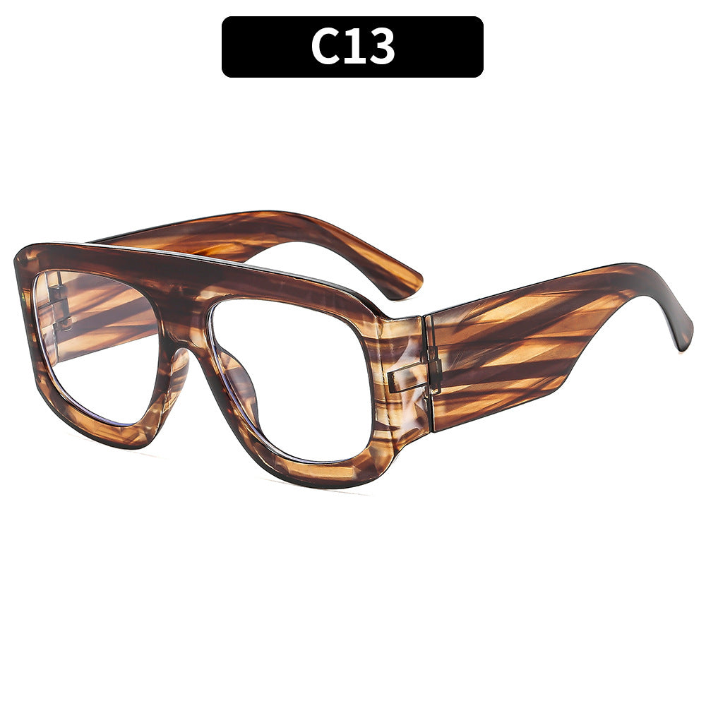 Trendy Square Frame UV400 Sunglasses Stylish Summer Eyewear