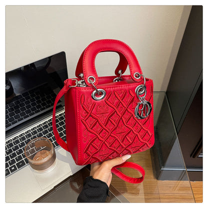 Vintage Lady Duffy Bag Fashionable Handbag for Daily Use