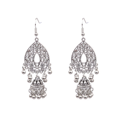 Fashionable Bohemian Long Earrings with Geometric Design