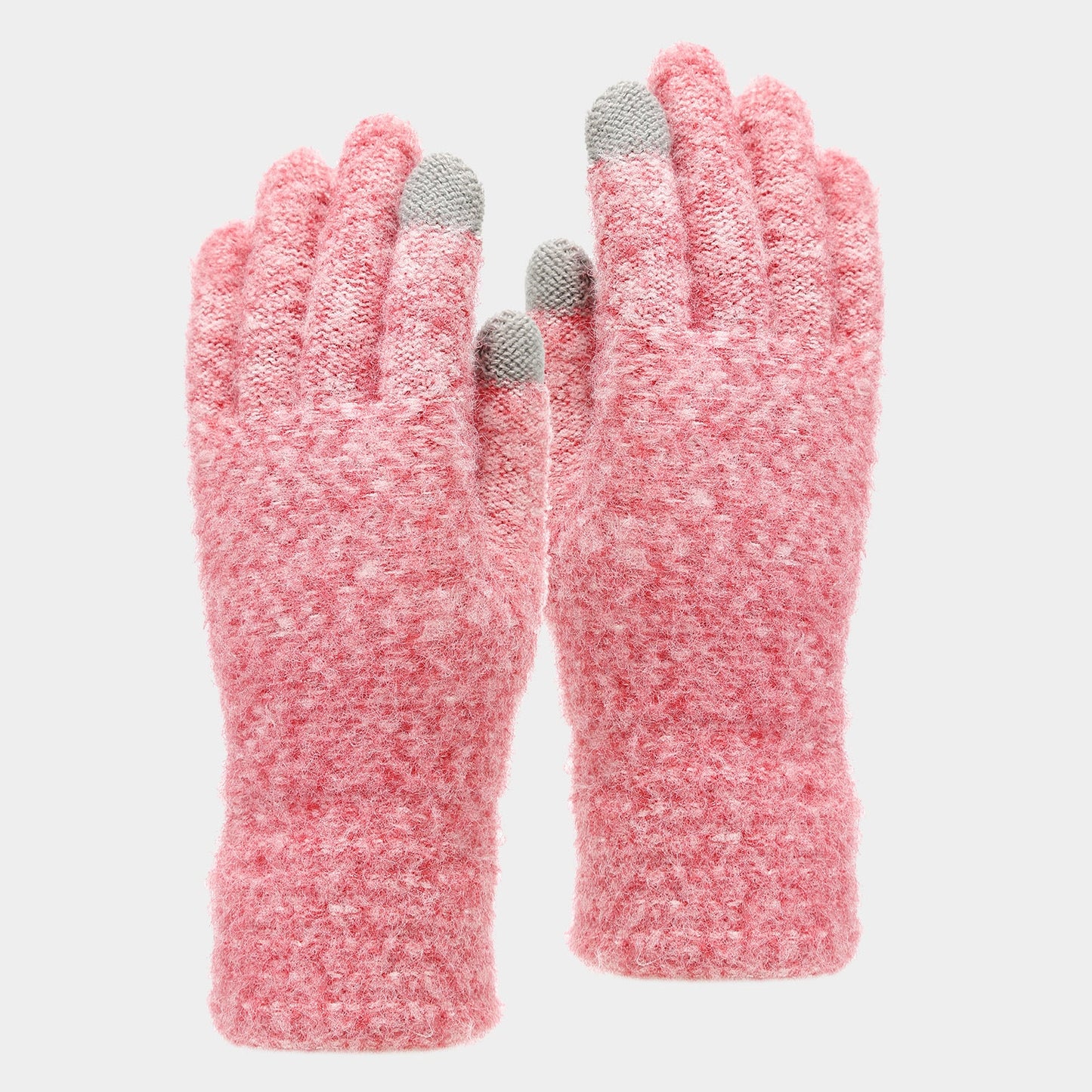 3 Pcs Winter Thermal Beanie Hat Scarf Gloves Sets