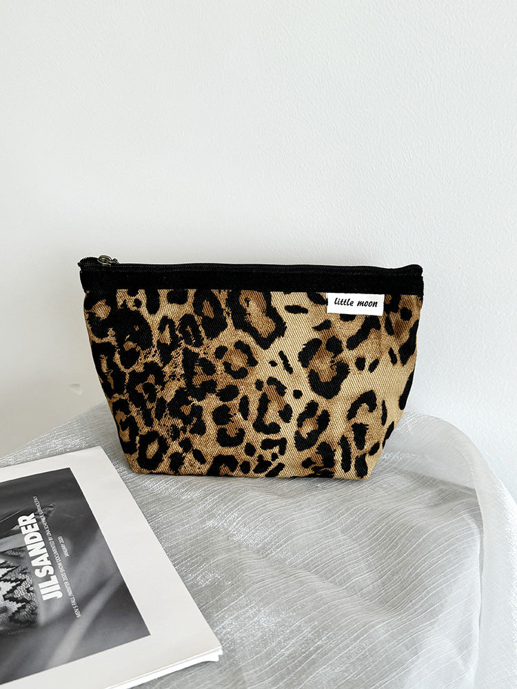 Mini Makeup Bag Canvas Cosmetic Organizer Travel Pouch
