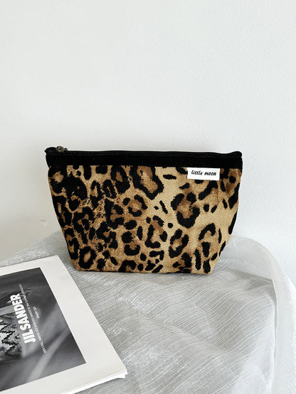 Mini Makeup Bag Canvas Cosmetic Organizer Travel Pouch