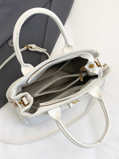 Trendy Tote Bag with Belt Detail Designed for Commuting