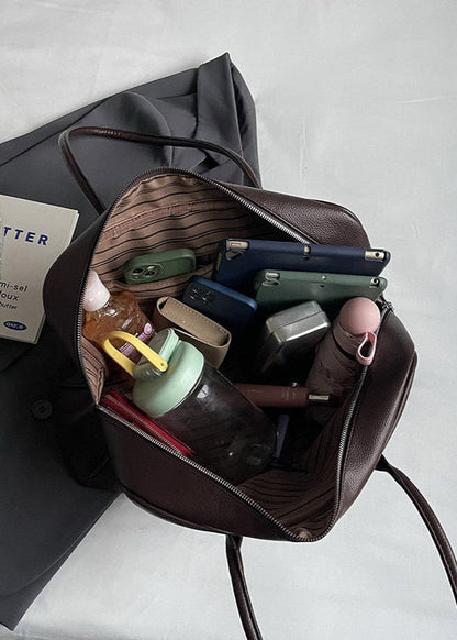 Structured Shoulder Bag Premium PU Leather