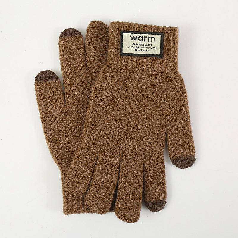 Winter Warm Knitted Touchscreen Gloves for Women