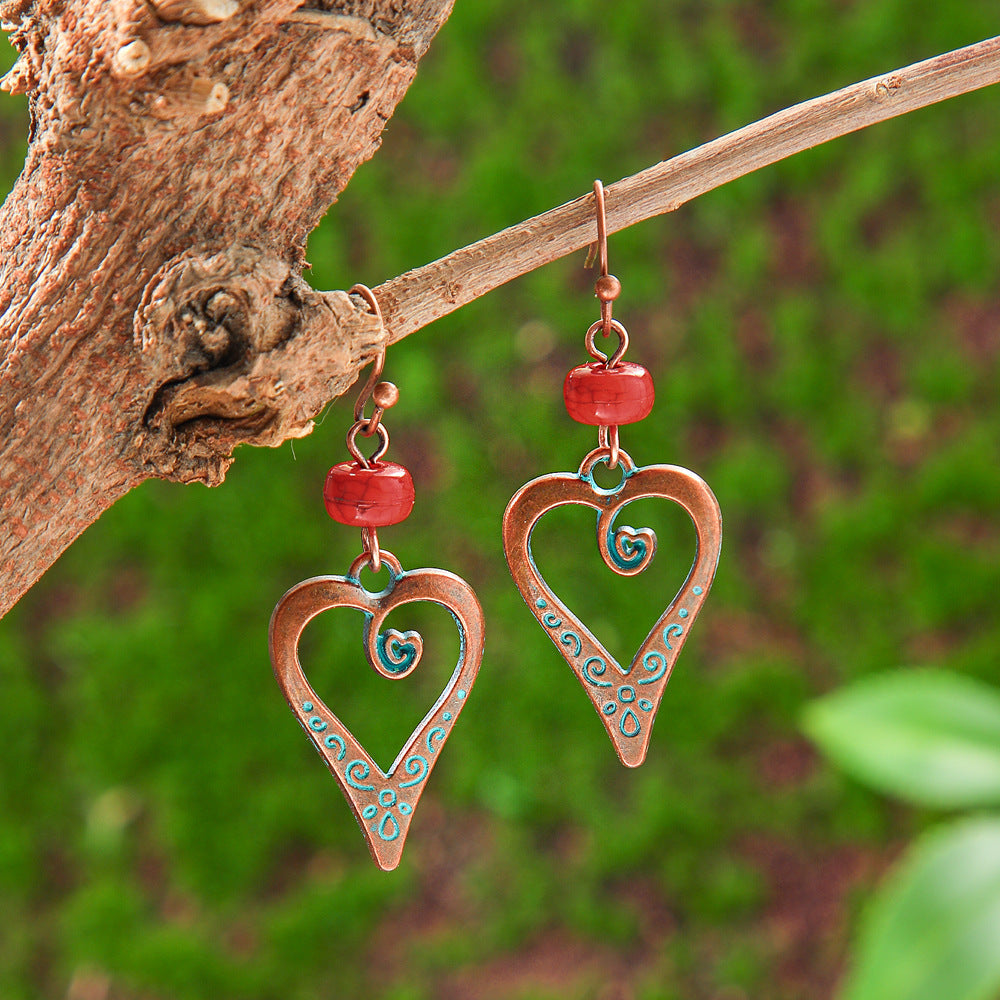 Bohemian Colorful Drop Oil Earrings Stylish Accessories