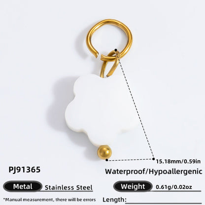 Handmade Stainless Steel 18K Gold Plated Earrings and Necklace Set