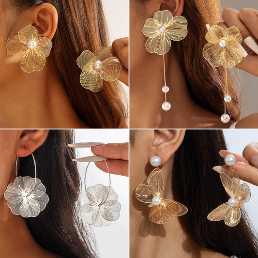 Ginkgo Leaf Tassel Necklace Retro Choker Jewelry