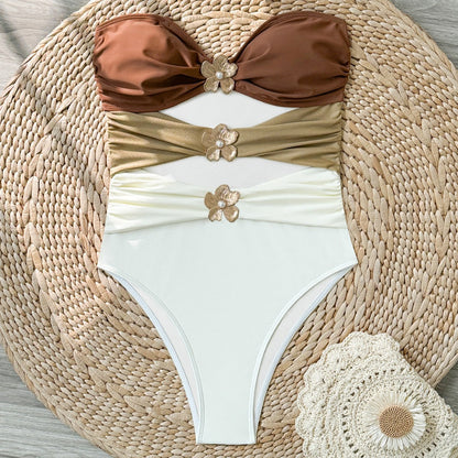 Secy - Hollow-Out One-Piece Bikini