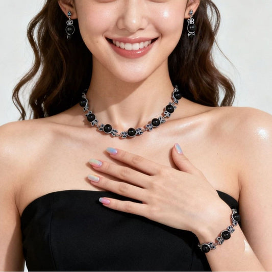Trendy Retro Pearl Necklace Set for Women