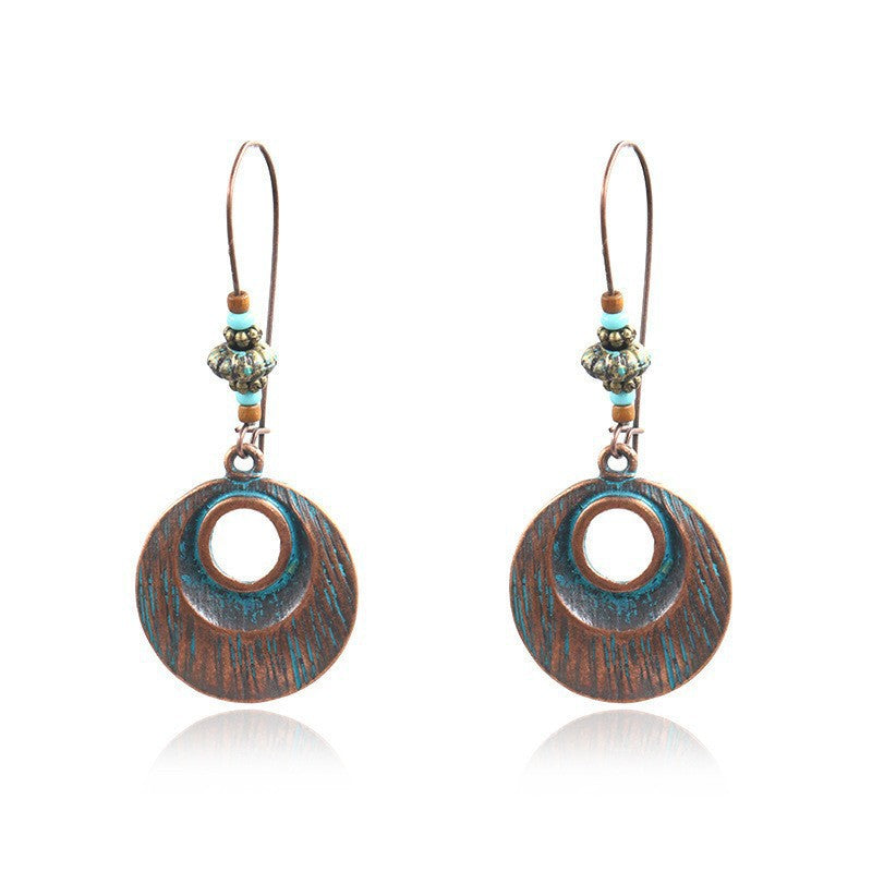 Bohemian Hippie Style Statement Dangle Earrings