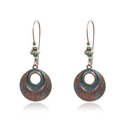 Bohemian Hippie Style Statement Dangle Earrings