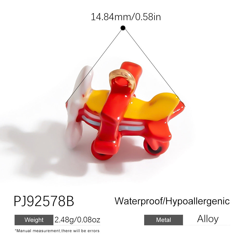 Colorful Airplane Pendant DIY Craft Accessories