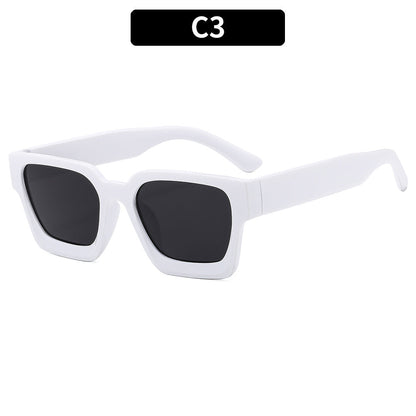 Trendy Square Multi-Color UV400 Sunglasses