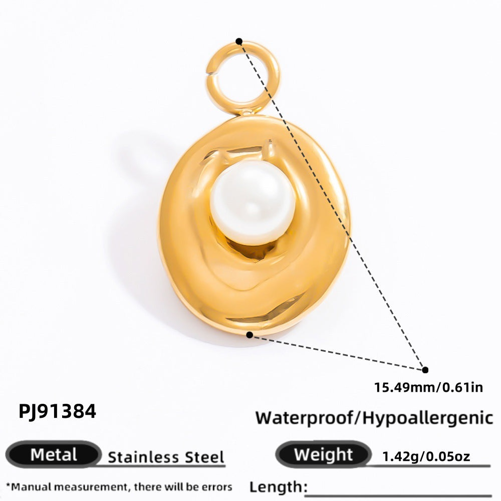 DIY Stainless Steel Moon Sun Pendant Necklace Accessories