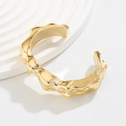 Fashionable Irregular CCB Bracelet Set for Casual Wear