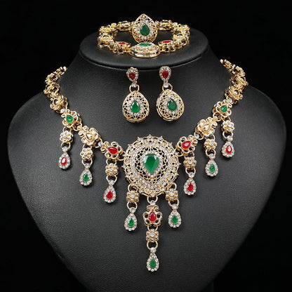 Exaggerated Statement Necklace Jewelry Set for Women