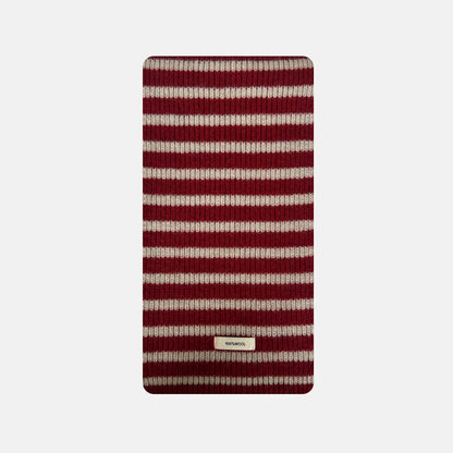 Soft Striped Warm Winter Wool Scarf