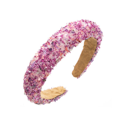 Baroque Colorful Gemstone Headband Trendy Fashion Accessory
