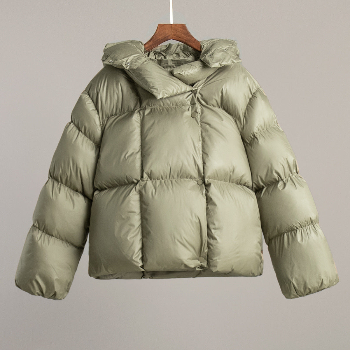Women's Trendy Hooded Puffer Jacket Casual Street Style