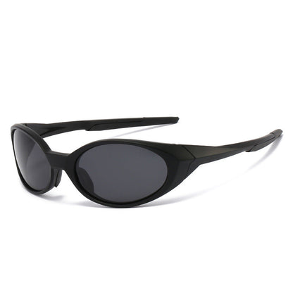 Oval Frame Polarized Sunglasses for Outdoor Sports