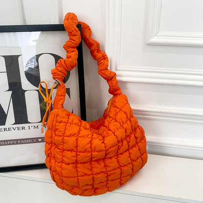 Trendy Nylon Cloud Bag Soft Casual Shoulder Bag
