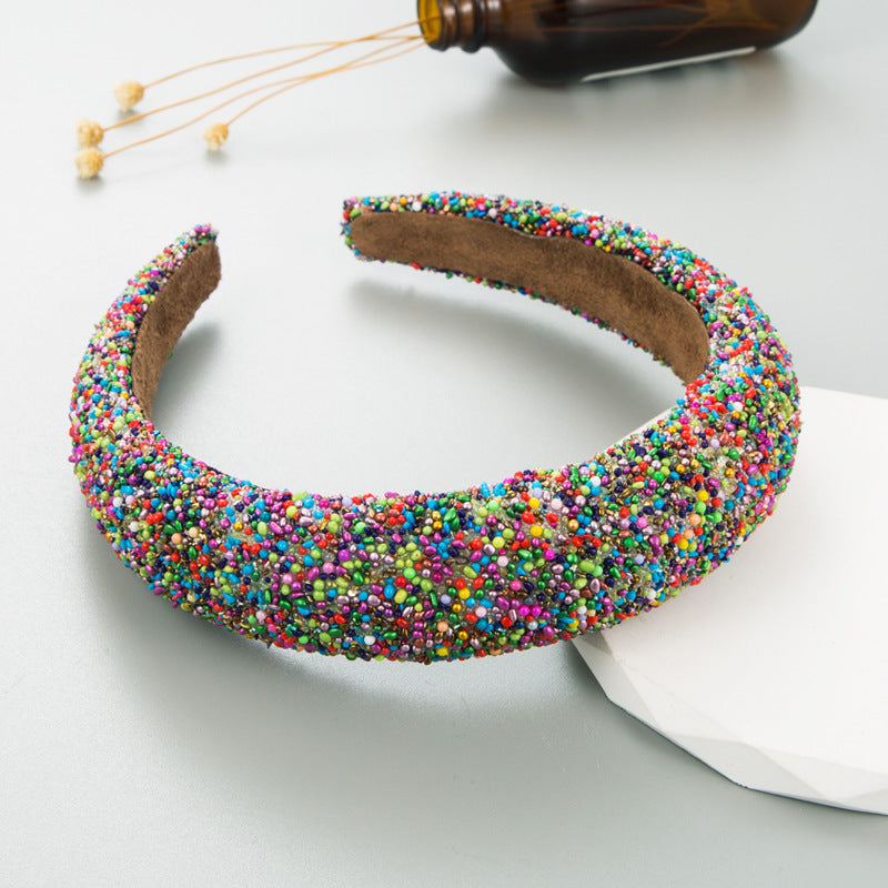 Fashionable Wide Band Headband for Women - Sponge Material