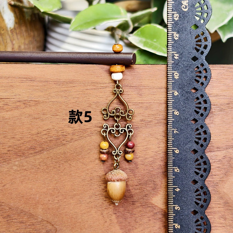 Vintage Leaf Hairpin Handmade Alloy Hair Accessories