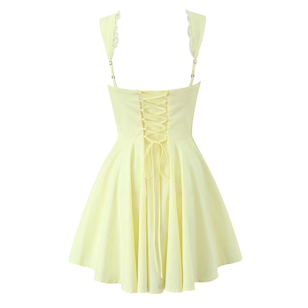 Classic Solid Color Sleeveless Mini Dress