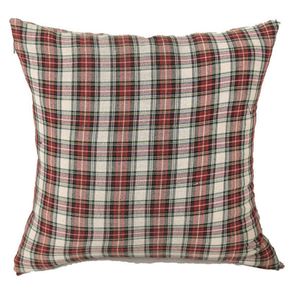 Vintage Christmas Plaid Throw Pillow Covers