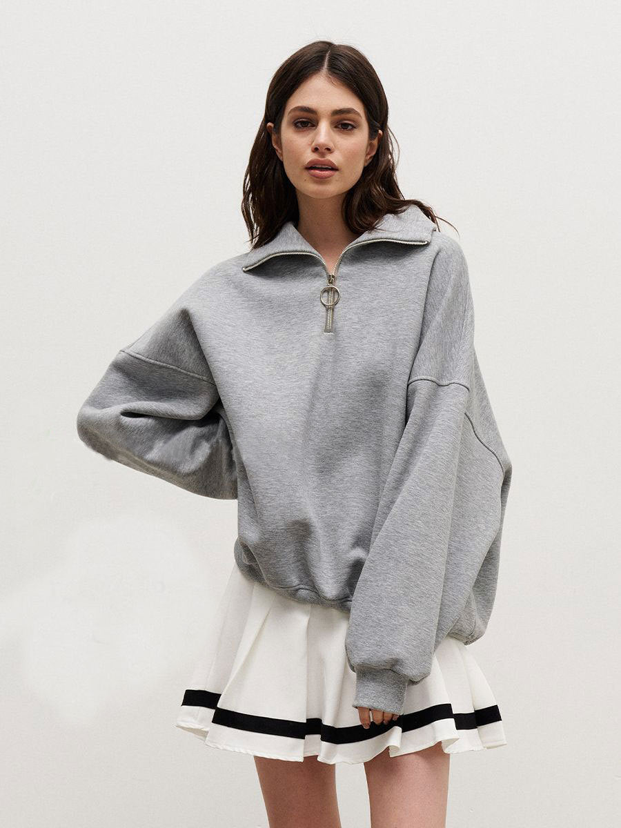Trendy Casual Zipper Hoodie for Women & Men