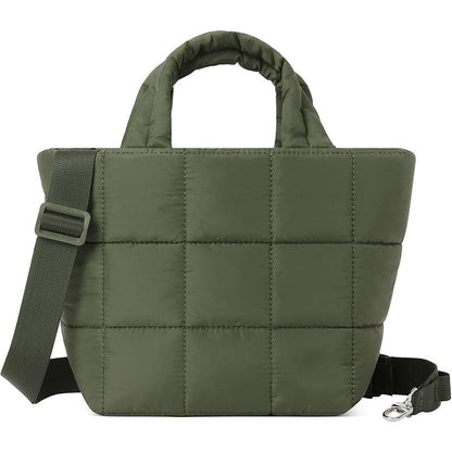 Soft Quilted Nylon Lightweight Shoulder Bag