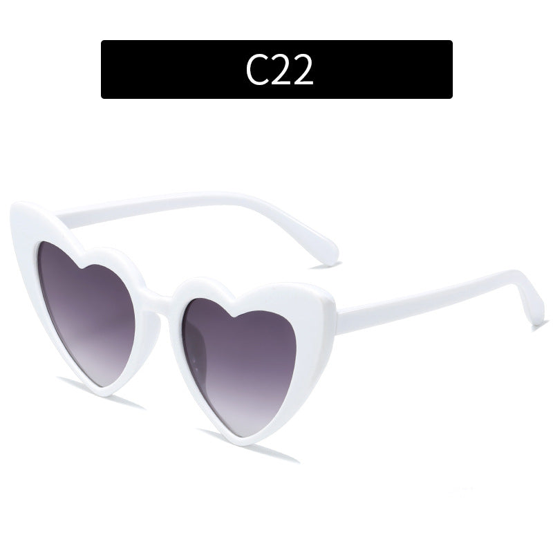Colorful Heart-Shaped Sunglasses for Family Fun