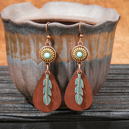 Bohemian Long Geometric Tassel Earrings Jewelry Set