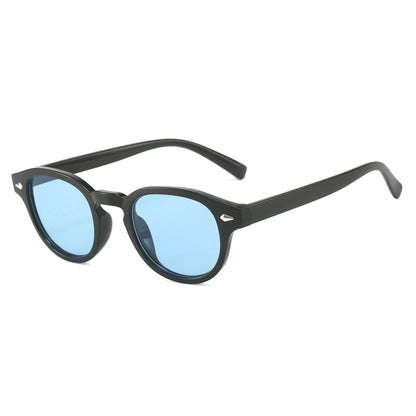 Vintage Round Frame Sunglasses for Men Stylish Casual Eyewear