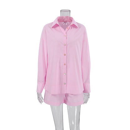 Solid Color Loose Simple Homewear Sets