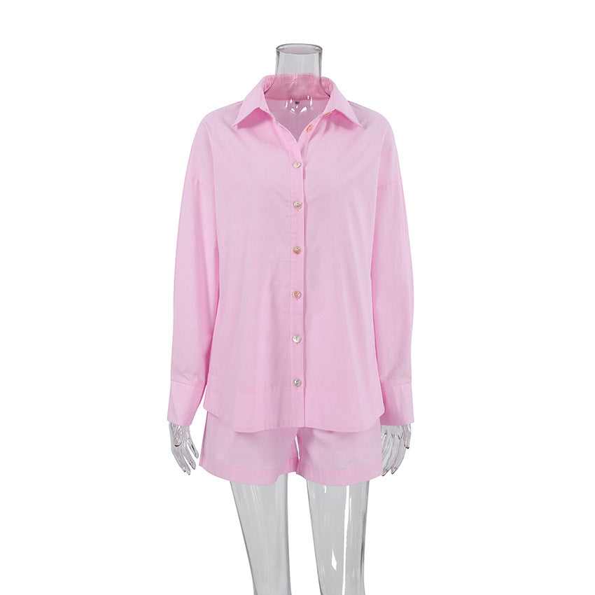 Solid Color Loose Simple Homewear Sets