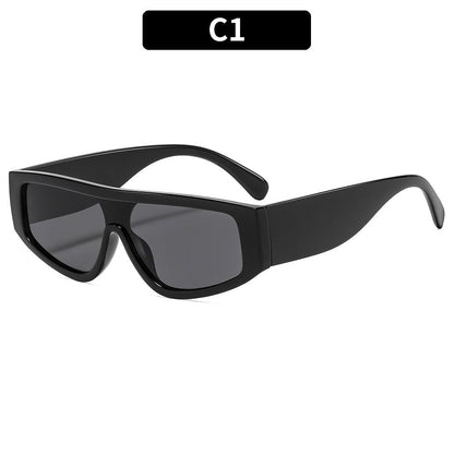Stylish Oversized Retro Sunglasses with UV Protection