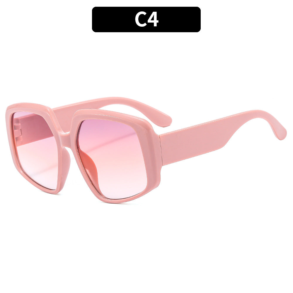 Trendy Oversized Oval Sunglasses for Women