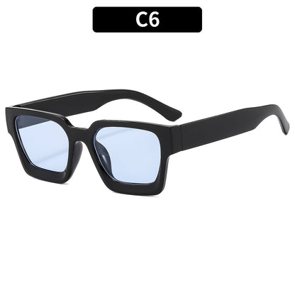 Trendy Square Multi-Color UV400 Sunglasses