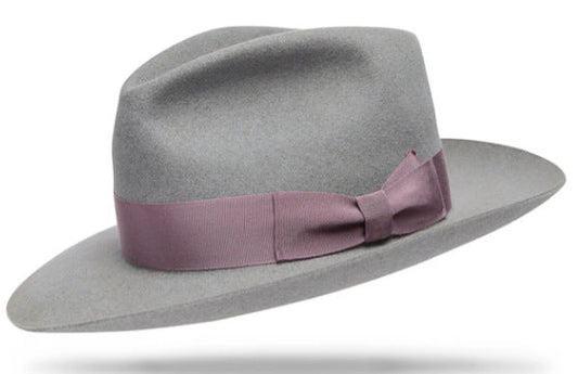 Stylish Wool Fedora Hat Classic British Wide-Brimmed Felt Hat