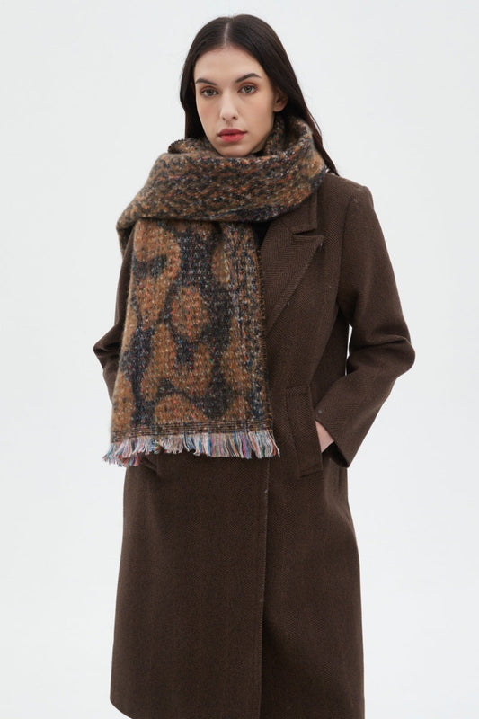 Leopard Print Contrast Color