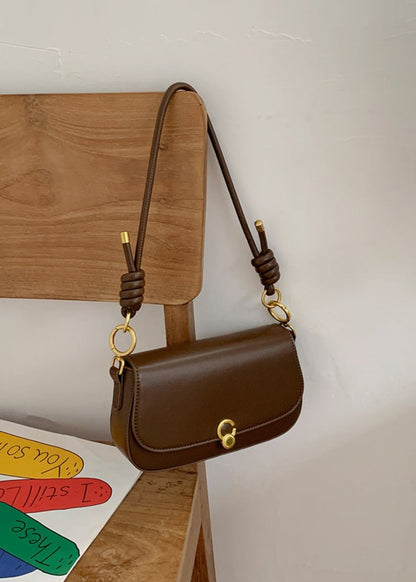 Shoulder Bag Ecofriendly PU Leather Knot Detail