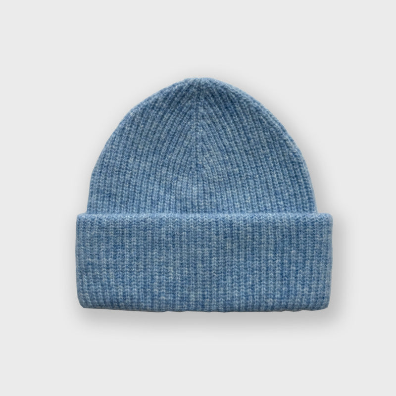 Classic Chic Alpaca Wool Blend Knitted Beanie for Women