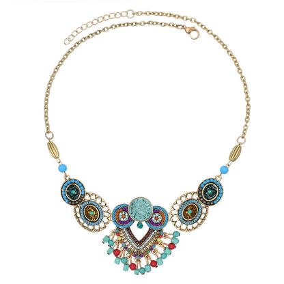 Ethnic Style Headgear, Exotic Charm Necklace, Western Tibet Eyebrow Center And Forehead Chain